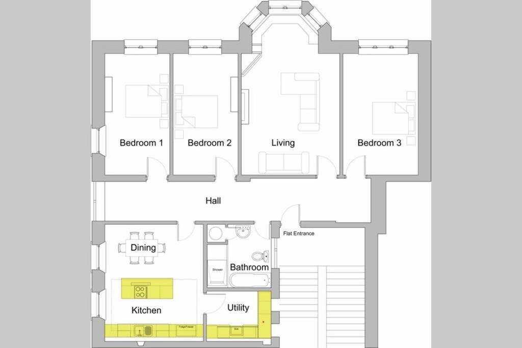 Royal Bank Flat Apartment Oban Exterior foto
